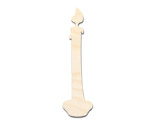 Load image into Gallery viewer, Unfinished Wood Candlestick Shape - Craft - up to 36&quot;
