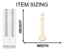 Load image into Gallery viewer, Unfinished Wood Candlestick Shape - Craft - up to 36&quot;
