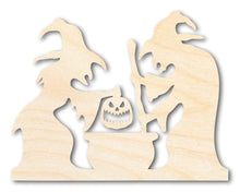 Load image into Gallery viewer, Unfinished Wood Witches Brewing Scene Shape - Craft - up to 36&quot;
