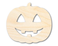 Load image into Gallery viewer, Unfinished Wood Happy Pumpkin Shape - Craft - up to 36&quot;
