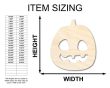 Load image into Gallery viewer, Unfinished Wood Carved Pumpkin Shape - Craft - up to 36&quot;
