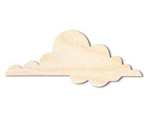 Unfinished Wood Large Cloud Shape - Craft - up to 36"