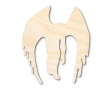 Load image into Gallery viewer, Unfinished Wood Mothman Shape - Craft - up to 36&quot;
