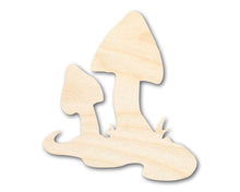 Load image into Gallery viewer, Unfinished Wood Mushrooms Shape - Craft - up to 36&quot;
