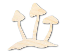 Load image into Gallery viewer, Unfinished Wood Mushrooms Shape - Craft - up to 36&quot;
