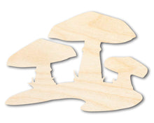 Load image into Gallery viewer, Unfinished Wood Mushrooms Shape - Craft - up to 36&quot;
