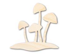 Load image into Gallery viewer, Unfinished Wood Mushrooms Shape - Craft - up to 36&quot;
