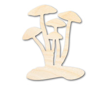 Load image into Gallery viewer, Unfinished Wood Mushrooms Shape - Craft - up to 36&quot;
