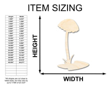 Load image into Gallery viewer, Unfinished Wood Mushroom Shape - Craft - up to 36&quot;
