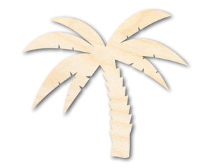 Unfinished Wood Palm Tree Shape - Craft - up to 36"