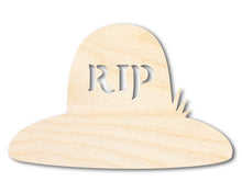 Load image into Gallery viewer, Unfinished Wood RIP Grave Shape - Craft - up to 36&quot;
