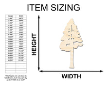 Load image into Gallery viewer, Unfinished Wood Sequoia Tree Shape - Craft - up to 36&quot;
