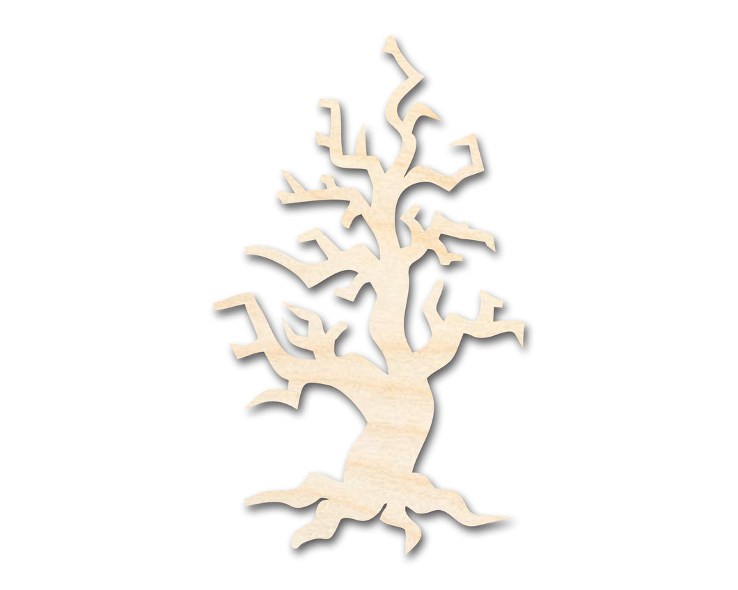 Unfinished Wood Spooky Tree Shape - Craft - up to 36