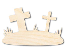 Load image into Gallery viewer, Unfinished Wood Graveyard Shape - Craft - up to 36&quot;
