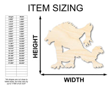 Load image into Gallery viewer, Unfinished Wood Werewolf Shape - Craft - up to 36&quot;
