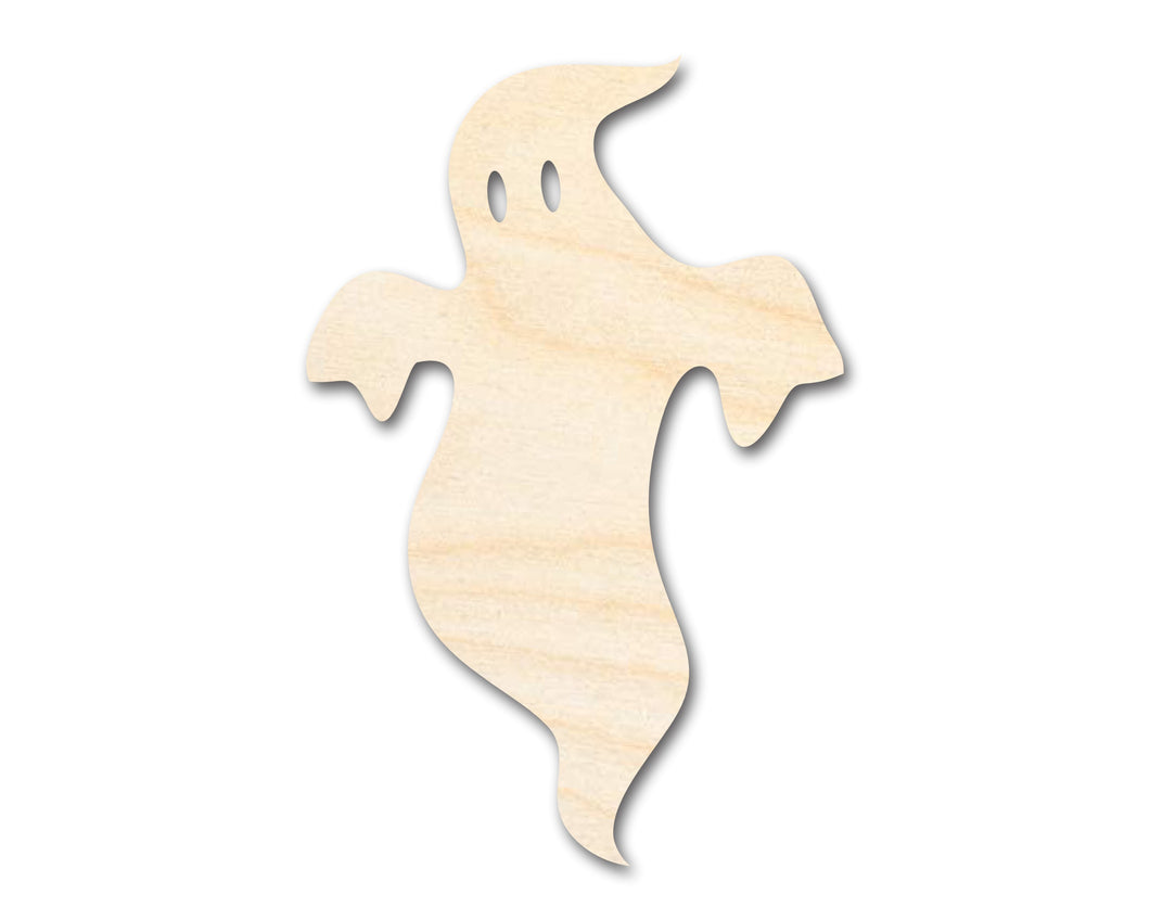 Unfinished Wood Ghost Shape - Craft - up to 36