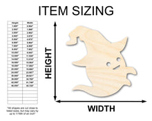 Load image into Gallery viewer, Unfinished Wood Wizard Ghost Shape - Craft - up to 36&quot;
