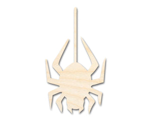 Unfinished Wood Hanging Spider Shape - Craft - up to 36"