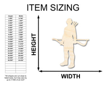 Load image into Gallery viewer, Unfinished Wood Elven Archer Shape - Craft - up to 36&quot;
