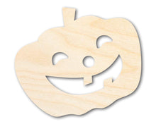 Load image into Gallery viewer, Unfinished Wood Smiling Pumpkin Shape - Craft - up to 36&quot;
