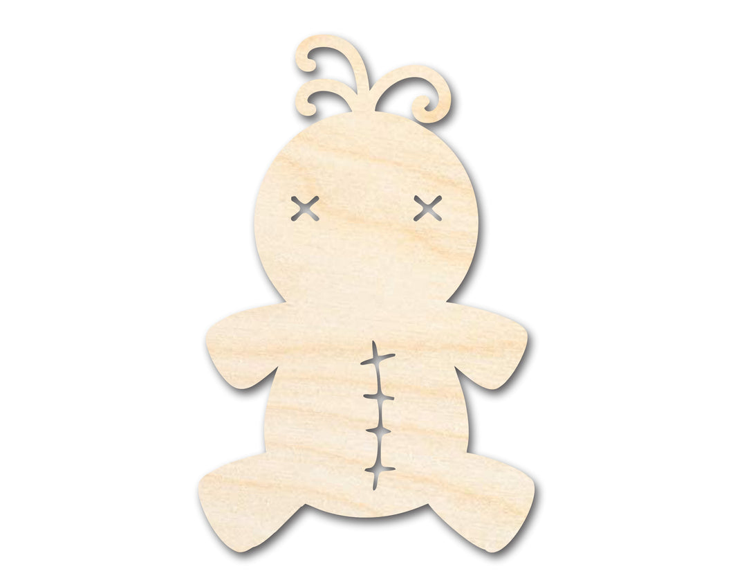 Unfinished Wood Voodoo Doll Shape - Craft - up to 36