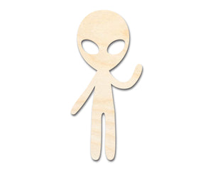 Unfinished Wood Alien Greetings Shape - Craft - up to 36"