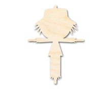 Load image into Gallery viewer, Unfinished Wood Scarecrow Shape - Craft - up to 36&quot;
