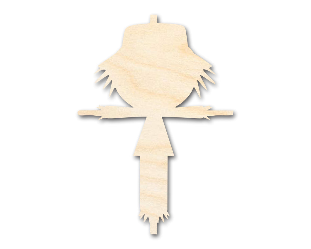Unfinished Wood Scarecrow Shape - Craft - up to 36