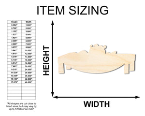Unfinished Wood Feast Table Shape - Craft - up to 36"