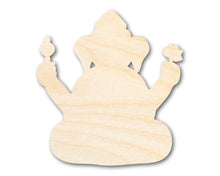 Load image into Gallery viewer, Unfinished Wood Ganesha Shape - Craft - up to 36&quot;

