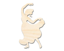 Load image into Gallery viewer, Unfinished Wood Flamenco Dancer Shape - Craft - up to 36&quot;
