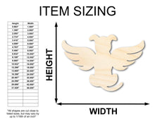 Load image into Gallery viewer, Unfinished Wood Angel Dog Shape - Pet Craft - up to 36&quot;
