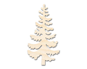 Unfinished Wood Pine Tree Shape - Craft - up to 36"