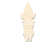 Load image into Gallery viewer, Unfinished Wood Santa Elf Shape - Craft - up to 36&quot;
