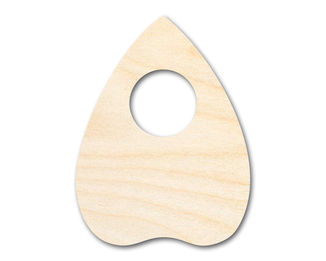 Unfinished Wood Planchette Shape - Craft - up to 36