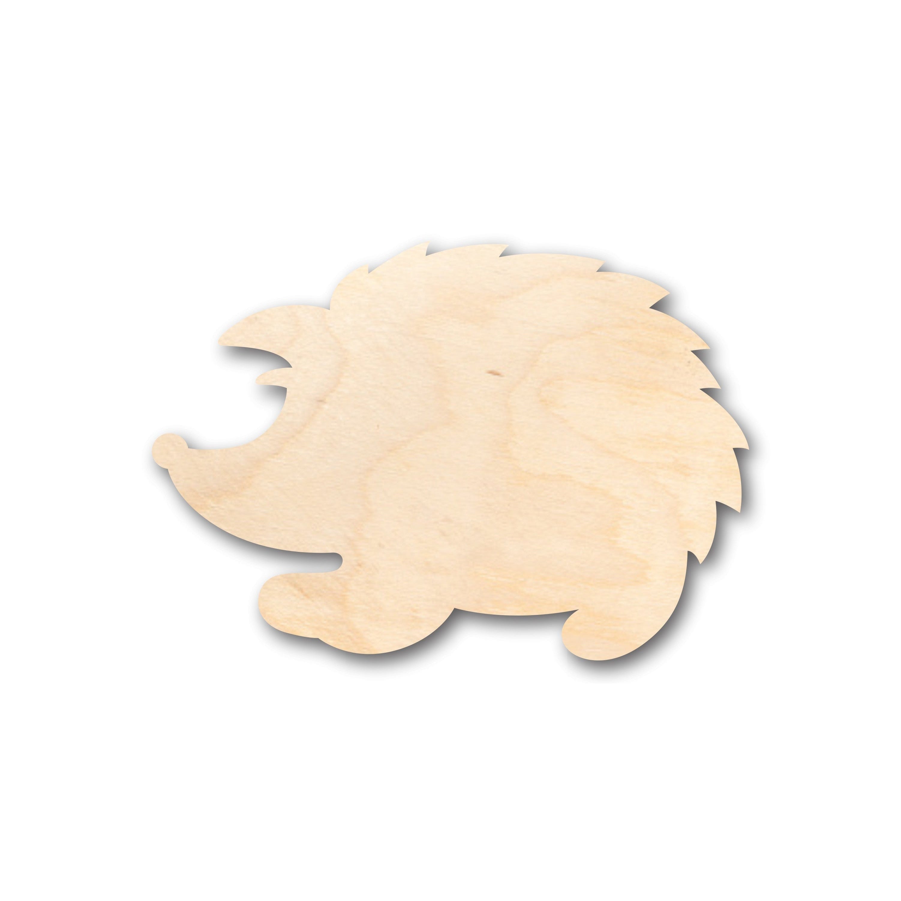 Unfinished Wood Baby Porcupine Shape - Craft - up to 36