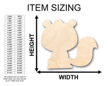 Load image into Gallery viewer, Unfinished Wood Baby Skunk Shape - Craft - up to 36&quot; DIY
