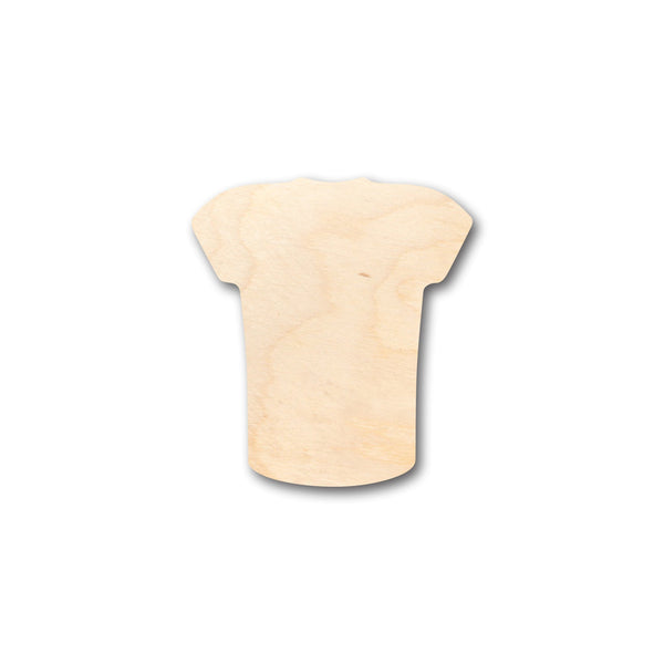 Wooden Baseball Jersey Cutout Cutout Unfinished Wood Blank 