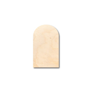 Unfinished Wood Blank Tombstone Shape - Craft - up to 36" DIY