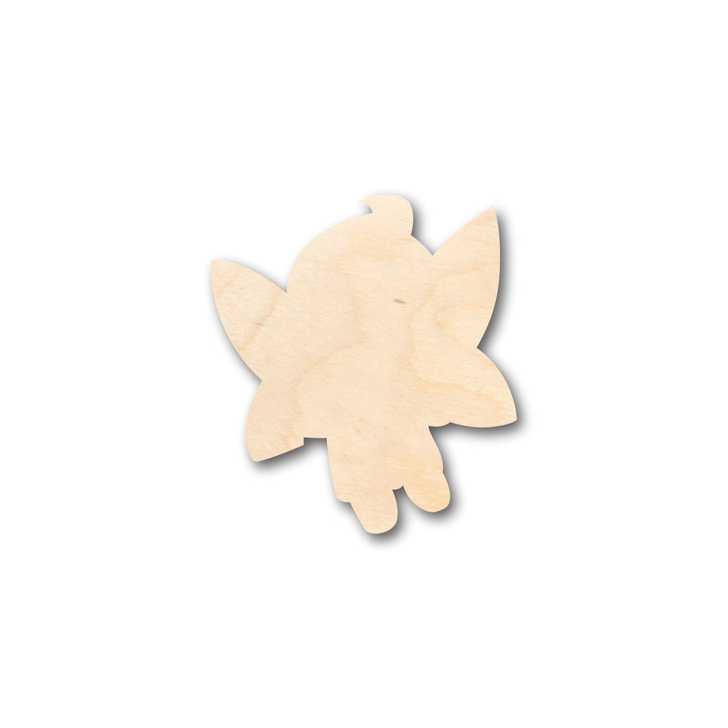 Unfinished Wood Cute Fairy Shape - Craft - up to 36