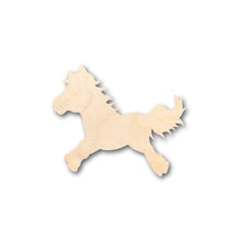 Load image into Gallery viewer, Unfinished Wood Cute Horse Shape - Craft - up to 36&quot; DIY
