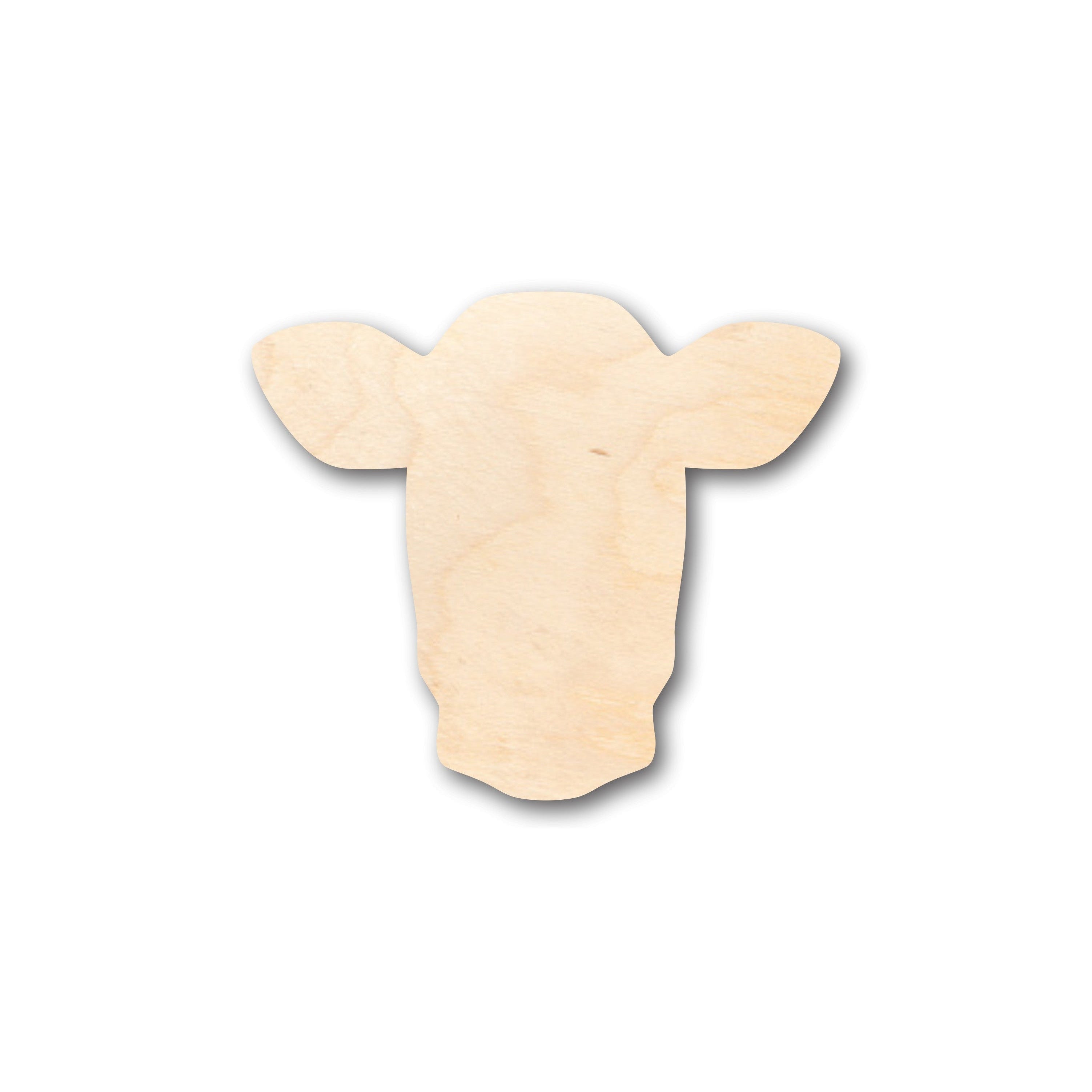Unfinished Wood Dairy Cow Shape - Craft - up to 36