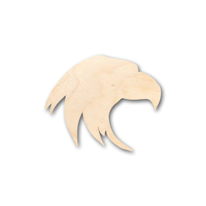 Unfinished Wood Eagle Head Patriotic Shape - Craft - up to 36" DIY