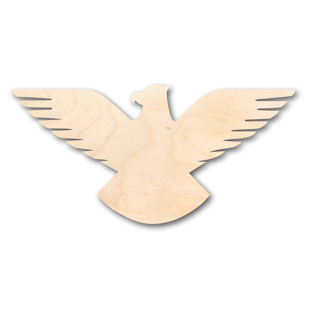 Unfinished Wood Eagle Patriotic Shape - Craft - up to 36