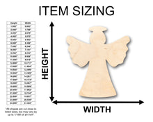 Load image into Gallery viewer, Unfinished Wood Halo Angel Shape - Craft - up to 36&quot; DIY
