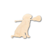 Load image into Gallery viewer, Unfinished Wood Lacrosse Dog Shape - Craft - up to 36&quot; DIY
