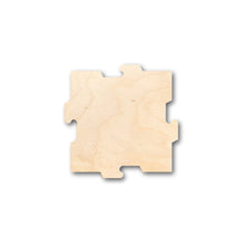 Load image into Gallery viewer, Unfinished Wood Puzzle Piece Interlocking Shape - Craft - up to 36&quot; DIY
