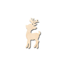 Load image into Gallery viewer, Unfinished Wood Santa&#39;s Reindeer Shape - Craft - up to 36&quot; DIY
