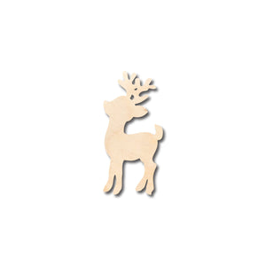 Unfinished Wood Santa's Reindeer Shape - Craft - up to 36" DIY