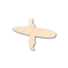 Load image into Gallery viewer, Unfinished Wood Surfer Shape - Craft - up to 36&quot; DIY
